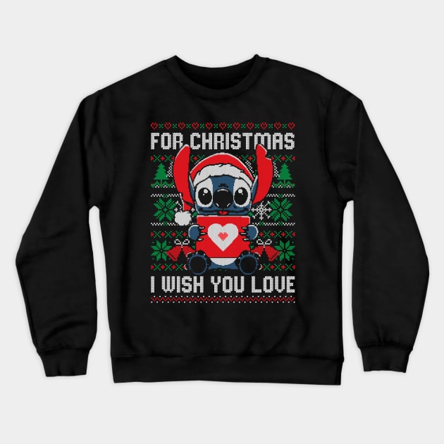 Christmas Love Crewneck Sweatshirt by eduely